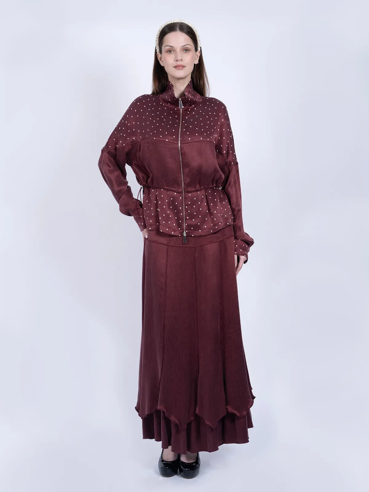 İPEK FERMUARLI TAKIM